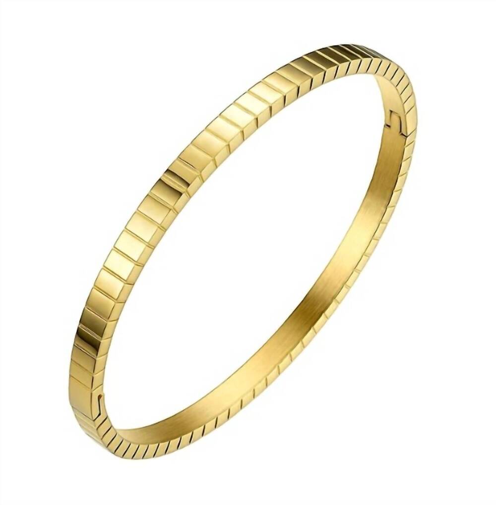 NEW KATIE RAE COLLECTION women's donna stackable bracelet in gold